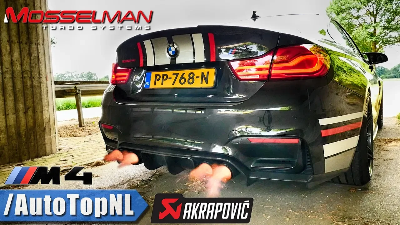 BMW M4 620HP | AKRAPOVIC STRAIGHT PIPE | Onboard REVS & EXHAUST Sound TUNNEL by AutoTopNL