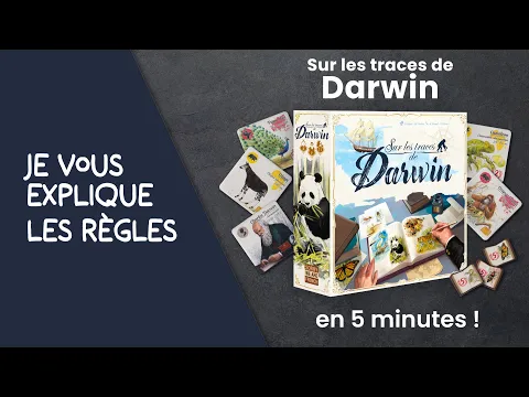 Je vous explique les règles du jeu SUR LES TRACES DE DARWIN en moins de 5 minutes!