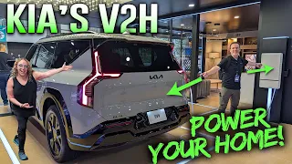 Power Your Home with Your Car! Kia EV9 V2H Explained