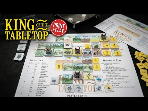 King of the Tabletop - Print and Play - Joquinhos Hard