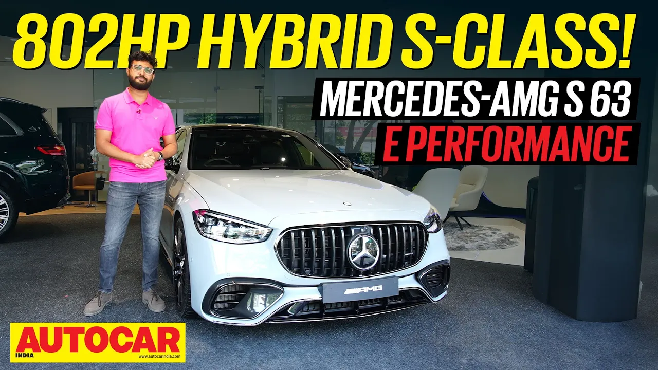 Mercedes-AMG S 63 E Performance - The drivers S-Class | Walkaround | @autocarindia1