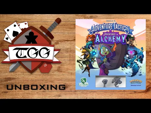 Adventure Tactics Adventures in Alchemy Board Game Unboxing