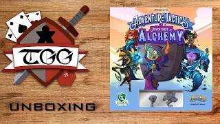Adventure Tactics Adventures in Alchemy Board Game Unboxing