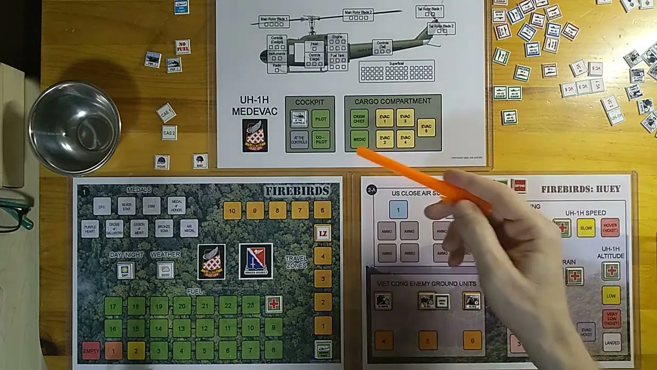 Firebirds: Huey PnP Tabletop Wargame - Mission Playthrough