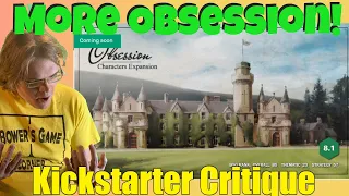 Obsession: Characters Expansion (with Metal Coins) - Kickstarter Critique Review
