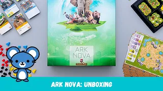 Ark Nova - Unboxing, materiali di gioco e commenti