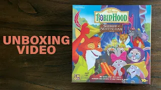Disney Robin Hood: Sheriff of Nottingham Game UNBOXING and LIVE REACTION