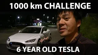Tesla Model S P85 1000 km challenge