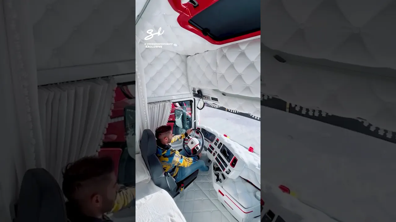 Why does this truck interior kinda look like one big mattress...? 😍 #truck #interior #vehicle