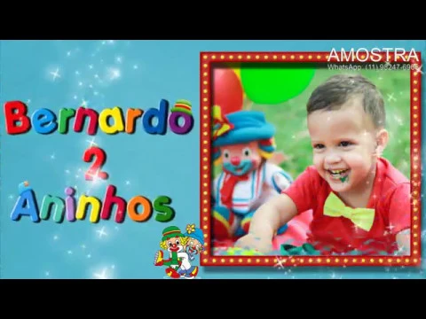 CONVITE ANIMADO PATATI PATATÁ DO BERNARDO AMOSTRA 1