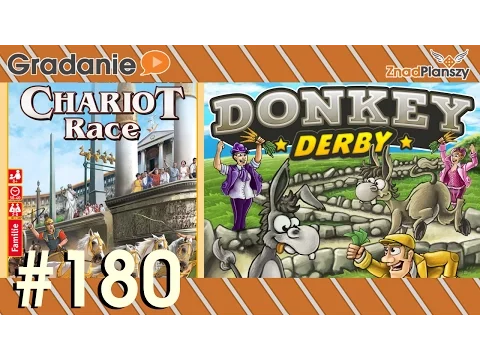 Chariot Race, Donkey Derby - RECENZJA - Gradanie #180 - gra planszowa