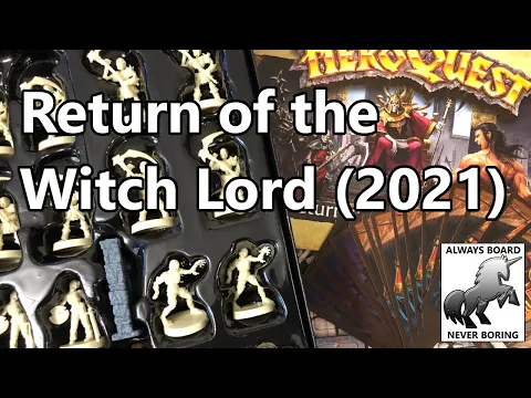 Return of the Witch Lord HeroQuest Expansion (2021) | Unboxing & Review