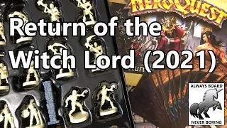 Return of the Witch Lord HeroQuest Expansion (2021) | Unboxing & Review