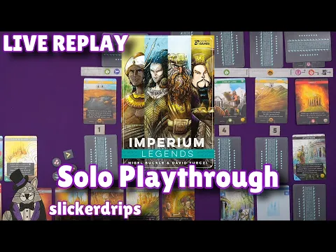Imperium Legends - Solo Playthrough (Utopians)