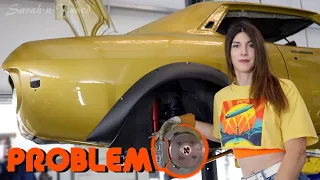 Massive Brakes! ..are too big // 1974 2UZ V8 Celica