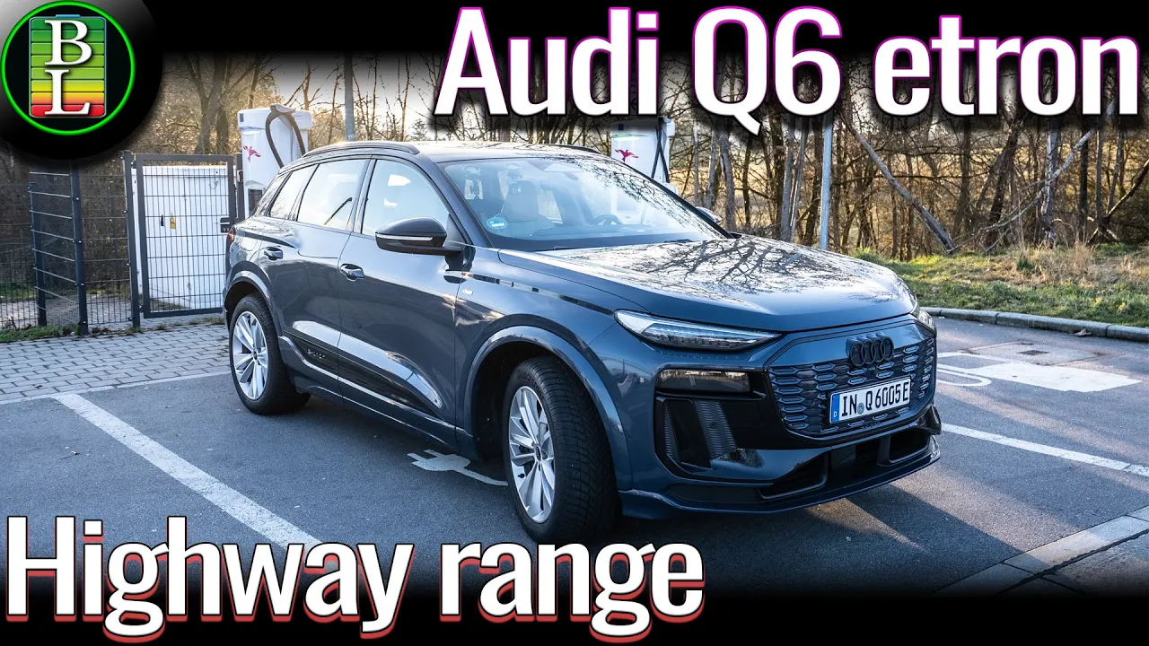 Audi Q6 E-tron Quattro (AWD,95kWh) - 130 km/h (81mph) range test