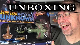 Klingons and Cardassians! Glory And Zeal Campaign Expansion Unboxing! Star Trek Into the Unknown!