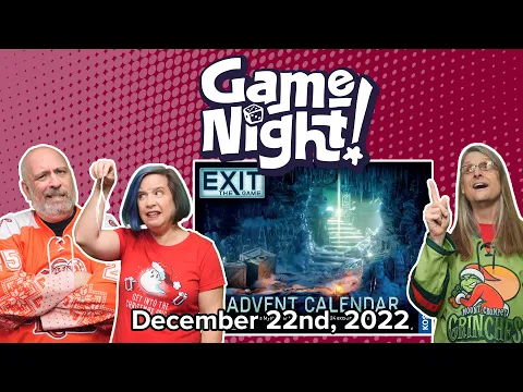 GameNight! 24 Days of Advent - Exit: The Game – Advent Calendar: The Mystery of the Ice Cave Dec. 22