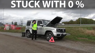 Mercedes G580 electric Geländewagen zero mile test