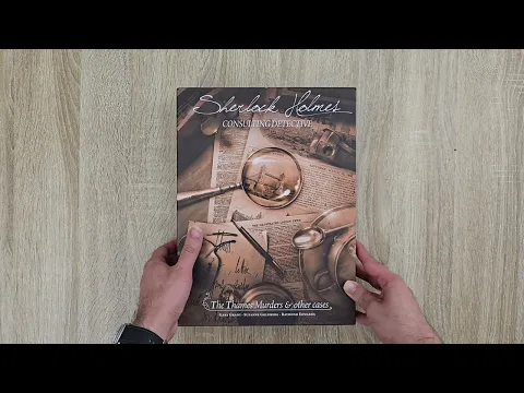 Sherlock Holmes Consulting Detective: The Thames Murders & Other Cases #boardgameunboxing #gaming