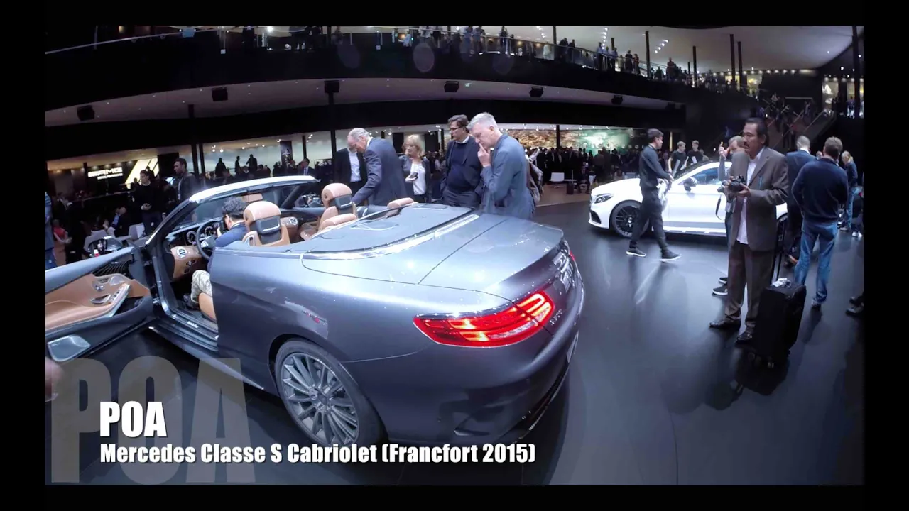 Mercedes Classe S cabriolet (Francfort 2015)