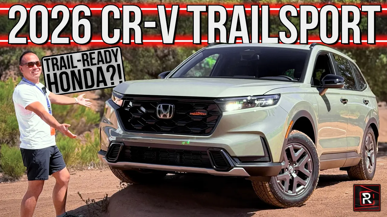 The 2026 Honda CR-V TrailSport Is A Slightly More Rugged SUV For Adventure Seekers