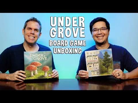 Unboxing Undergrove - Mushroom Board Game from Wingspan Creator