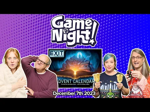 GameNight! 24 Days of Christmas - Exit: The Game Advent Calendar The Hunt for the Golden Book Day 7