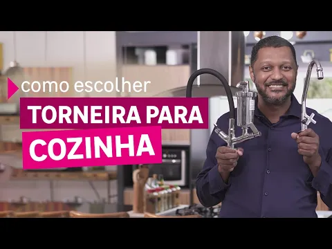 Torneira Monocomando Gourmet para Pia de Cozinha Bica Média Cromada Chery Delinia
