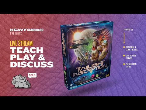 Twilight Inscription - Solo Teaching, Play-through, & Discussion by Heavy Cardboard