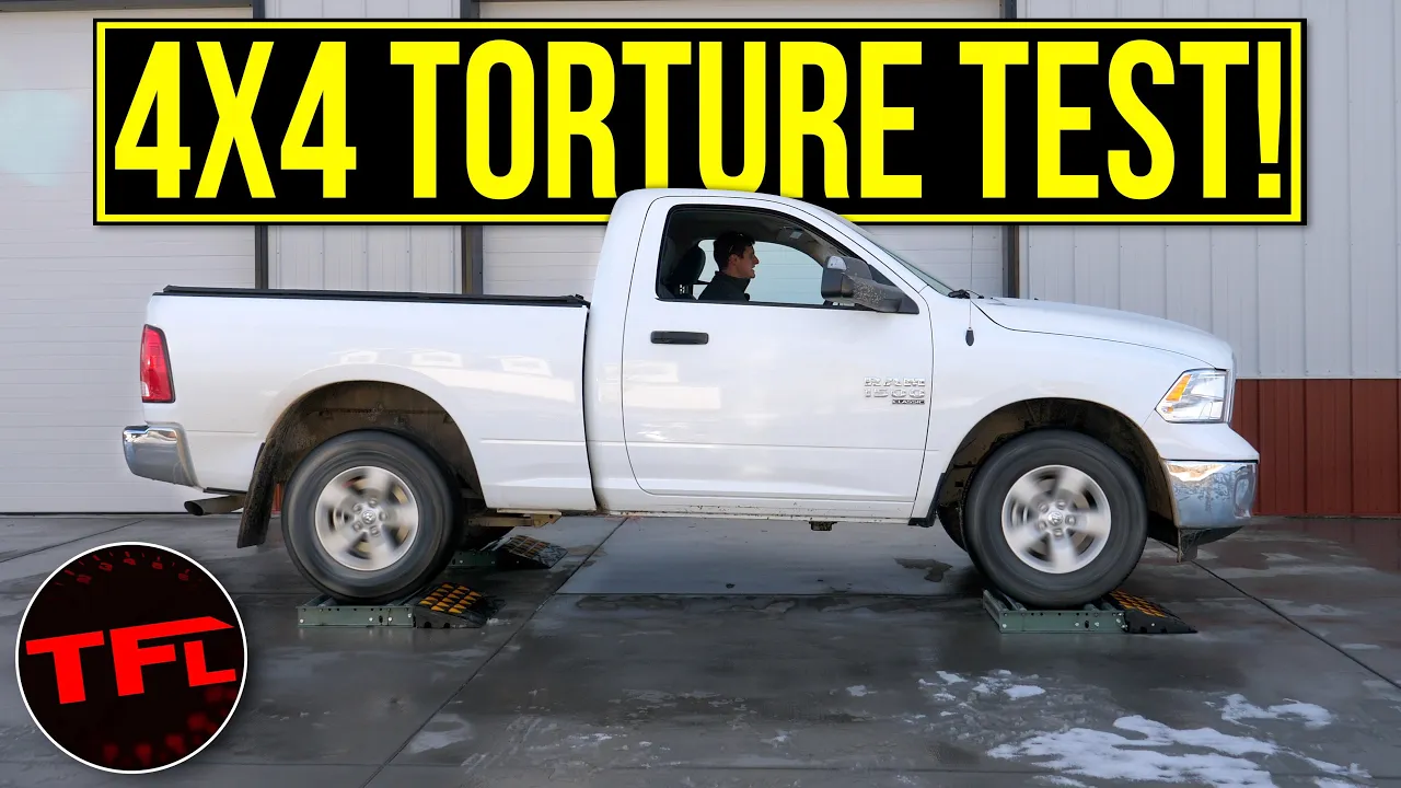 Can a Basic Ram 1500 4WD Work Truck Survive the TFL Slip Test and the Tumbleweed Off-Road Course?