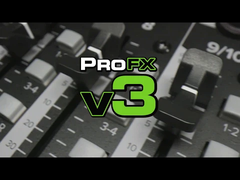 Product video thumbnail for Mackie ProFX16v3 16-Channel 4-Bus Effects Mixer with USB