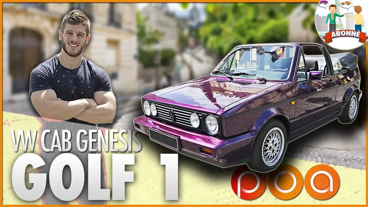 GOLF CABRIOLET・IL CONNAIT SA REFERENCE COULEUR PAR COEUR 😮