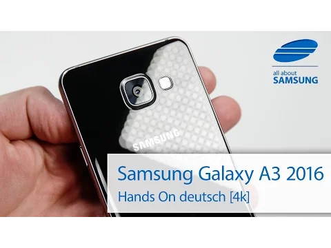 Video zu Samsung Galaxy A3 (2016) schwarz