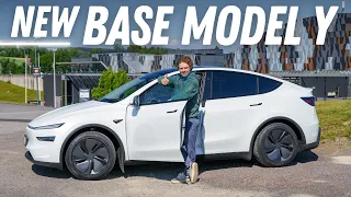 The New Base Tesla Model Y Tested! Standard Range LFP RWD