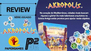 Akropolis | Regras + Review + Variantes + Modo Solo