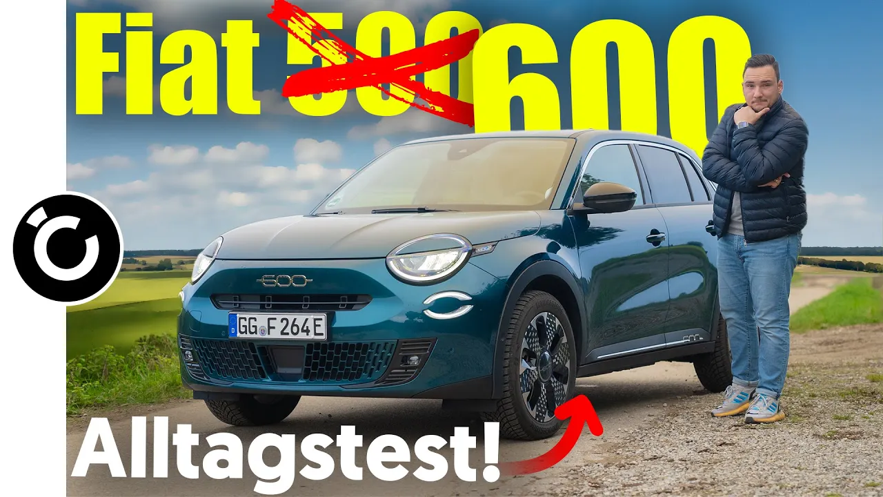 Fiat 600 Elektro Alltagstest - mehr als ein großer Fiat 500?