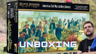 Unboxing American Civil War: Artillery Battery in Resin from Warlord Games