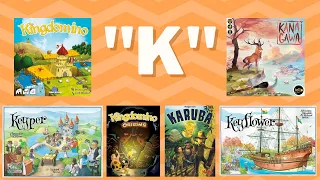Reviewing all of our "K" Games! (Keep or Cull)