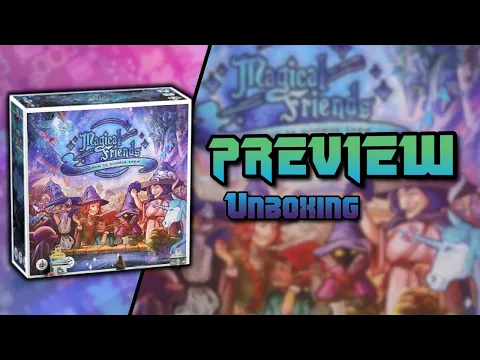 Magical Friends and How to Summon Them Kickstarter Preview Unboxing | Shelf Buster Games