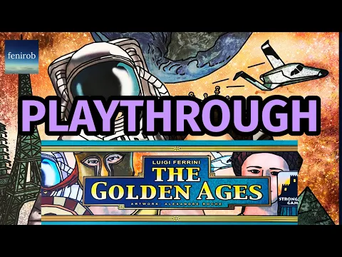 The Golden Ages Board Game | Playthrough (2 Players)