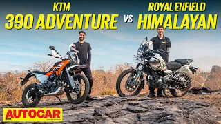 KTM 390 Adventure vs RE Himalayan 450 - The battle for ADV supremacy | Comparison | Autocar India