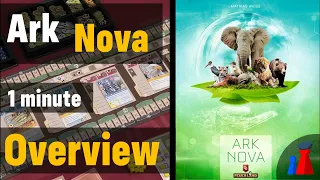 Ark Nova -1 minute Overview - Peaky Boardgamer