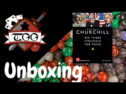 Churchill Board Game Unboxing