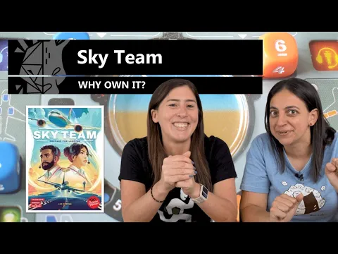 Sky Team ~ a gem of a design, this 2 player co-op filler will soar into many people's 2023 favs! ️