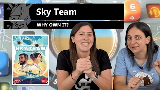 Sky Team ~ a gem of a design, this 2 player co-op filler will soar into many people's 2023 favs! ️