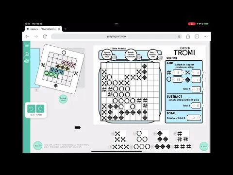 Tromi Playthrough (1-4 Player Flip & Write)