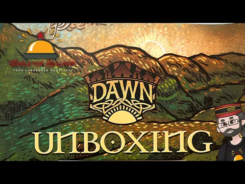 Unboxing Dawn and the Dawn Playmat, A hidden traitor card game where you decide which role you take
