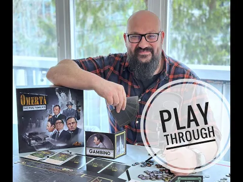 Omerta the Five Families board game- how to play (playthrough)