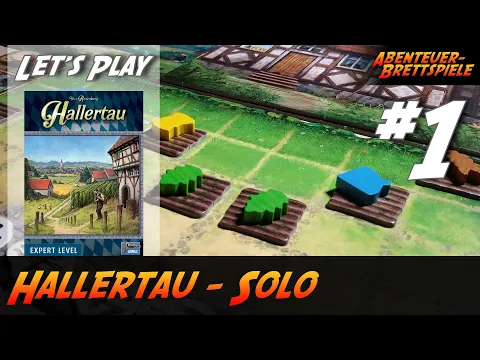 Hallertau - Solo Let's Play Teil 1 (Lookout Spiele)